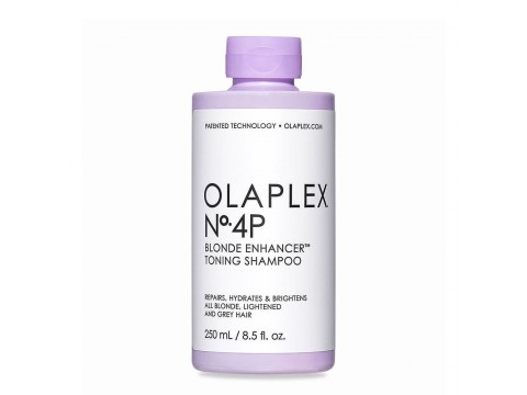 Olaplex No. 4P Blonde Enhancer Toning Shampoo Tonuojantis ir plaukus stiprinantis šampūnas 250ml